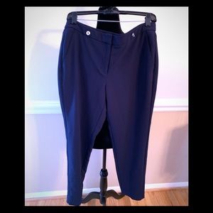 WHBM Navy pants-8 Ankle